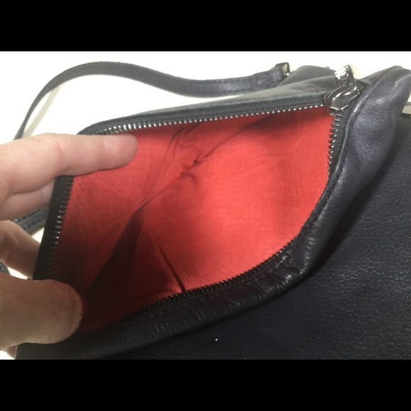 Hammett Navy Blue Leather VIP Crossbody - Picture 6 of 11